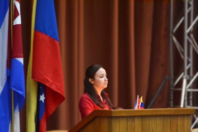 Intervención de Jennifer Bello Martínez, presidenta de la Federación Estudiantil Universitaria