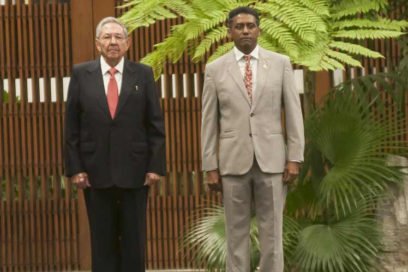 Raul Castro receives President of Seychelles