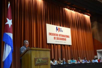 Cuba agradece solidaridad de los movimientos sindicales