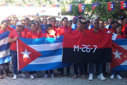 Colaboradores cubanos en Haití celebran el Primero de Mayo