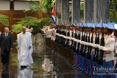 Recibió Raúl a presidente saharaui