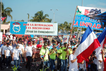 Reconocen en Cienfuegos participación masiva en los desfiles por el Primero de Mayo