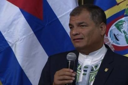 Correa: «Tengan la seguridad que en mi país ya manda el pueblo ecuatoriano.» (+Audio)