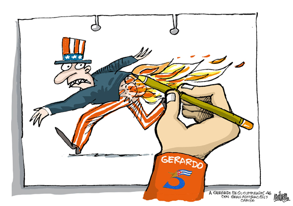 Caricatura de Alfredo Martirena. Cuba.