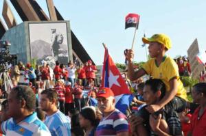 Desfile Primero de Mayo en Santiago de Cuba