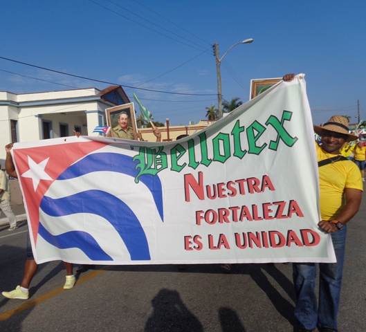 Desfile Primero de Mayo en Matanzas