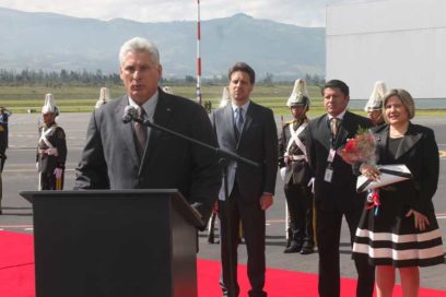 Díaz-Canel leads delegation to inauguration of Ecuadorian President