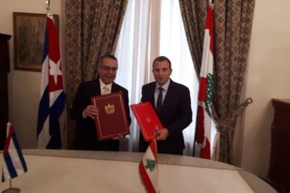 Suscriben Líbano y Cuba acuerdo de exención de visados (+ Fotos)
