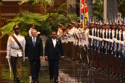 Recibió Raúl al Presidente de Mozambique