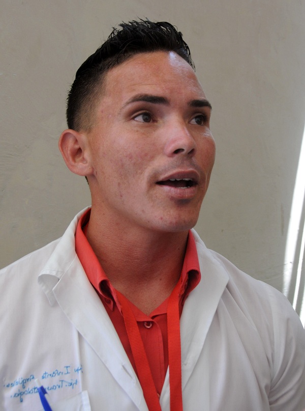 Juan Infante Argüelles, primer delegado directo de Camagüey a la cita mundial de juventudes afirmó que es una responsabilidad enorme representar a los jóvenes agramontinos en el encuentro. Foto: Orlando Durán Hernández