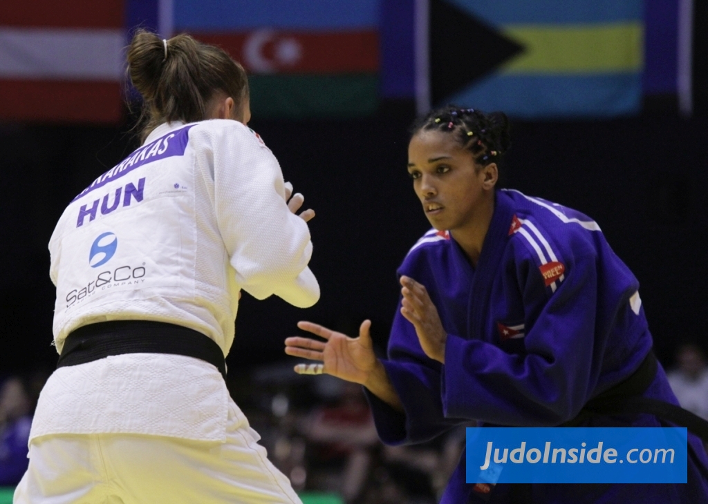 Anailys Dovingny terminó con bronce en los 57 kg del Grand Prix de Judo en Cancún. Foto: Judoinside
