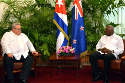 Recibió Valdés Mesa a Canciller de Nueva Zelandia