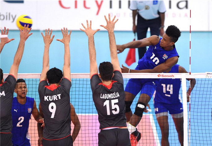 Miguel David Gutiérrez llevó la voz cantante de Cuba contra Turquía.