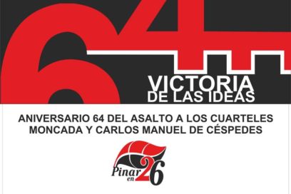Acto central por el 26 de julio hoy en Pinar del Río