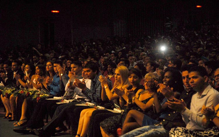 Graduación de estudiantes de la CUJAE 2017. Foto: Agustín Borrego Torres.