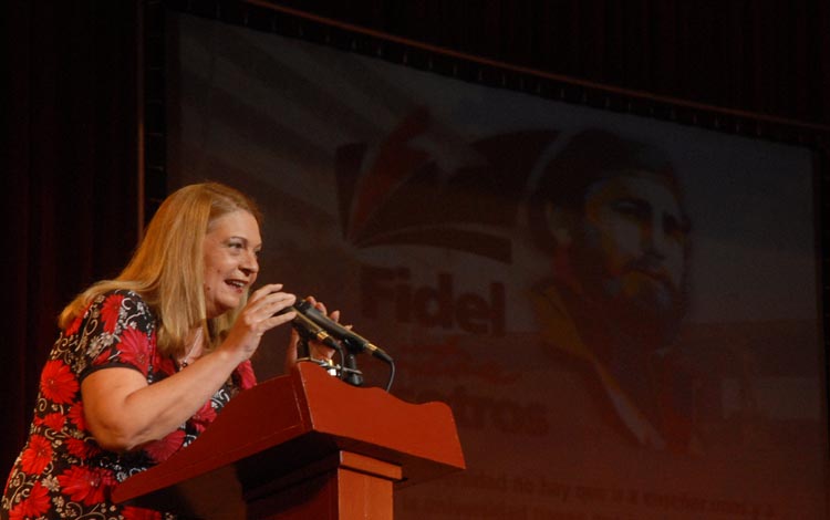 La rectora de la institución docente, doctora Alicia Alonso Becerra. Foto: Agustín Borrego Torres