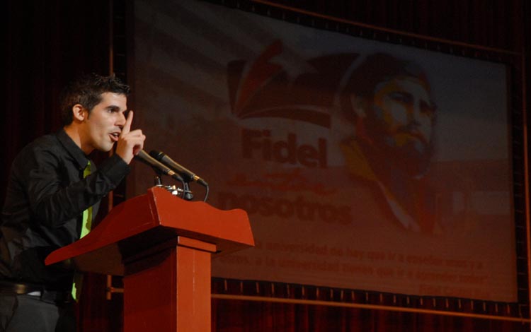 Fermín Rivas Sotomayor, graduado más integral. Foto: Agustín Borrego Torres.