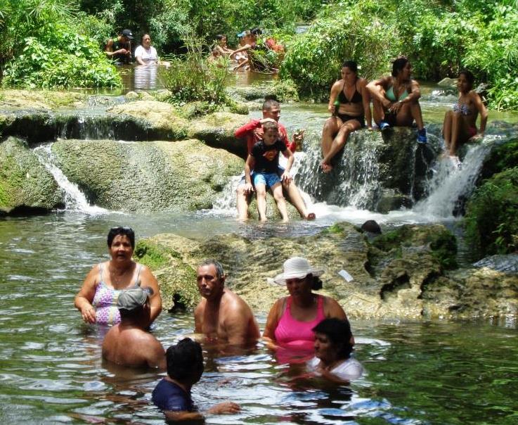 Al lugar llegan a diario personas de las provincias centrales, y es ideal para pasar un día en familia.