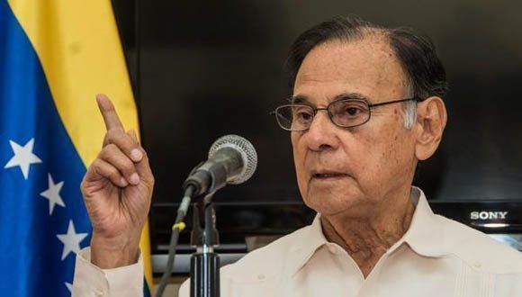 Alí Rodríguez Araque, embajador de Venezuela en Cuba.