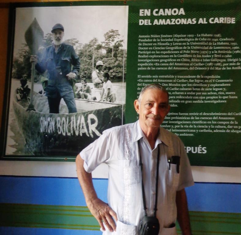El espirituano Alejandro Emperador fue unos los protagonistas de la expedición.