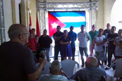 Tributo de la juventud a moncadistas y expedicionarios del Granma