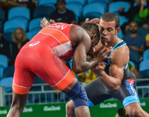 El luchador cubano de estilo libre Alejandro Valdés Tobier. FOTO/ Marcelino VÁZQUEZ HERNÁNDEZ/ rrcc