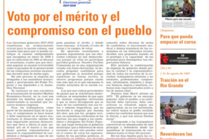 Lunes 28 de agosto de 2017