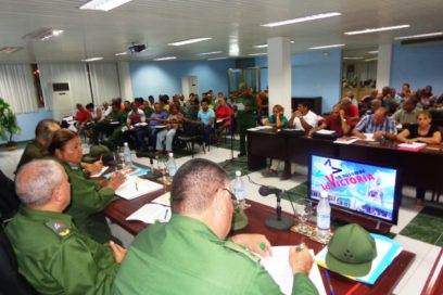 Activo Consejo de Defensa guantanamero ante trayectoria de Irma