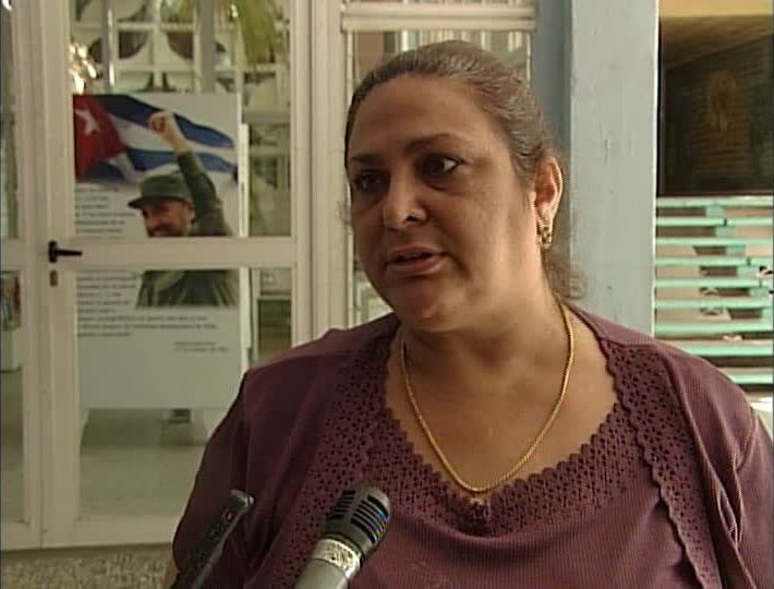 La viceministra Primera de Educación, Cira Piñeiro Alonso.