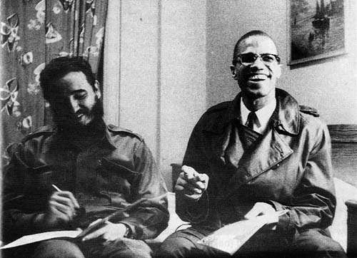 Fidel y Malcom X