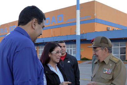 Despidió Raúl al Presidente venezolano