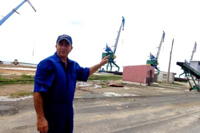 Irma en los puertos tuneros