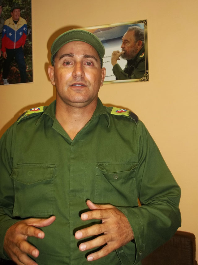 Yadiel Pérez Téllez, vicepresidente del Consejo de Defensa y jefe del Órgano de la Defensa Civil en el centro de la provincia de Ciego de Ávila
