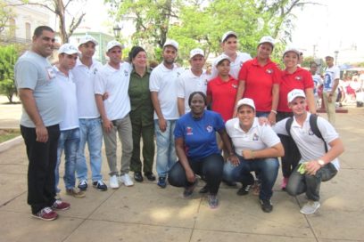 Jóvenes trabajadores a festival de Sochi