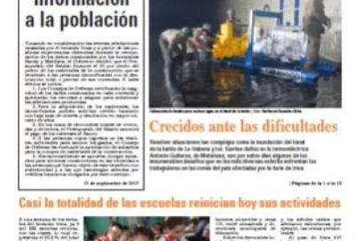 Lunes de 18 de septiembre de 2017