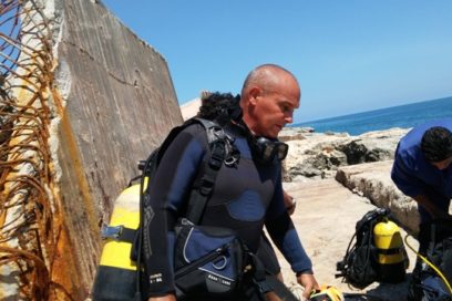 Los buzos y la termoeléctrica Guiteras