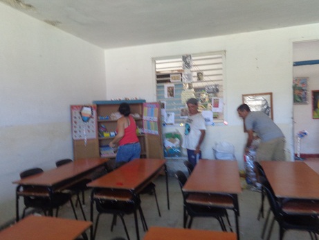 La escuela y el Hospital tiene vitalidad. Foto: Lourdes Rey Veitia