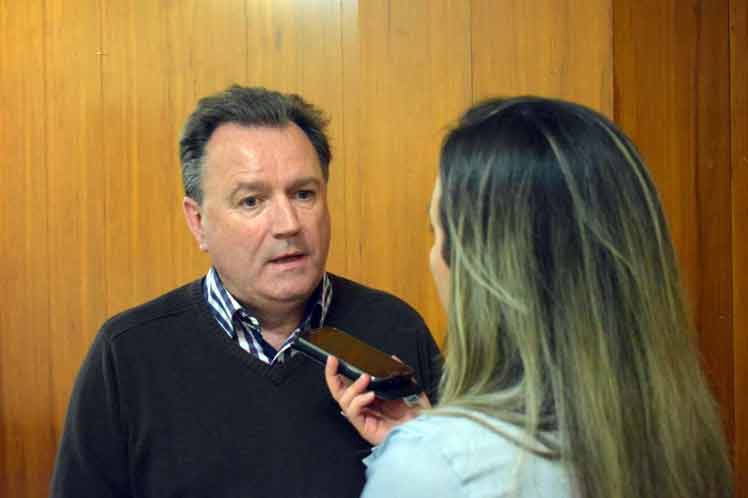 Pascal Joly, secretario general de la Unión Regional de Ille de Francia perteneciente a la Confederación General del Trabajo.