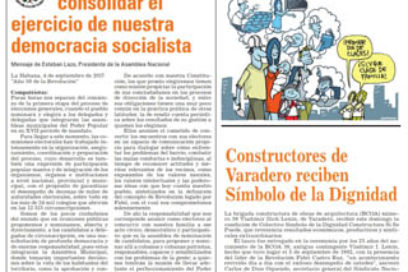 Lunes 4 de septiembre de 2017