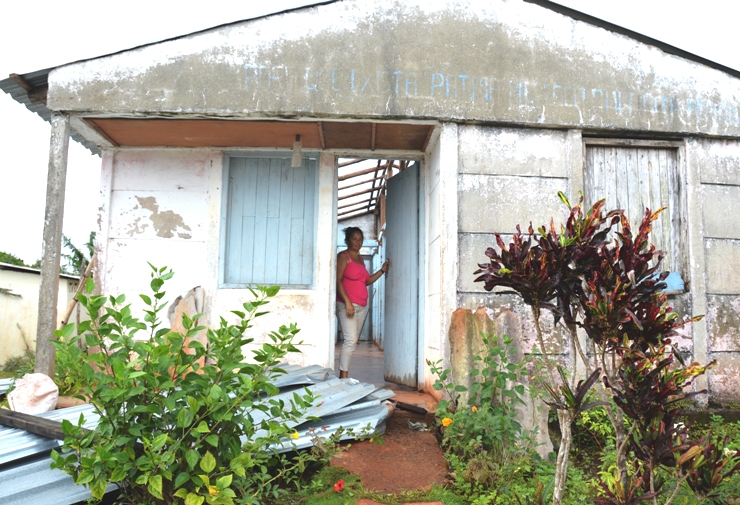 Se reportan afectaciones a la vivienda, fundamentalmente en zonas de montaña. Foto: Rodny Alcolea