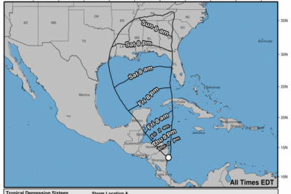 Se forma tormenta tropical Nate en aguas del mar Caribe