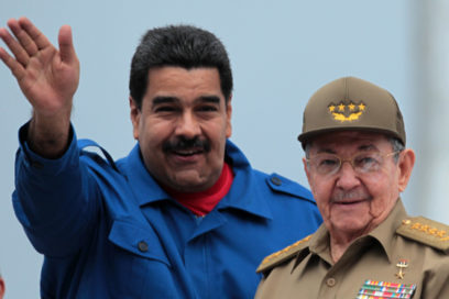 Message from Army General Raúl Castro to Venezuelan President Nicolás Maduro