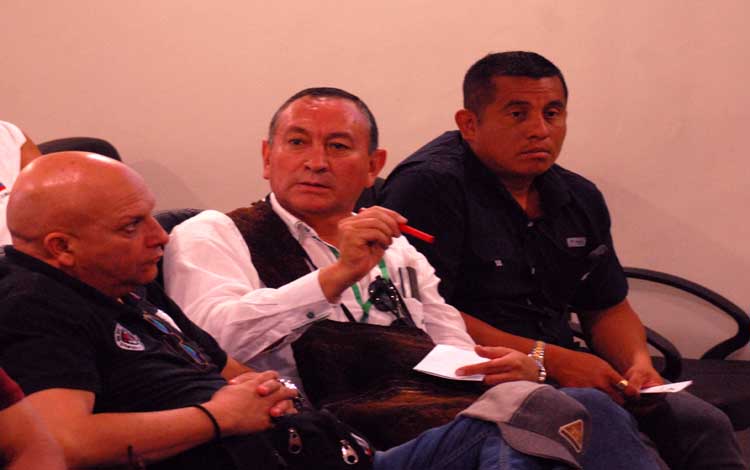 Encuentro de dirigentes sindicales de Latinoamérica con directivos de la Empresa de Construcción y Montaje del Mariel. Foto: Agustín Borrego Torres