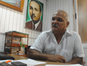 Entrevista A Fermín Umpierre, Secretario Nacional del Transporte.<br /> 30 de agosto de 2017.<br /> CTC Nacional.<br /> Foto: Agustín Borrego Torres.