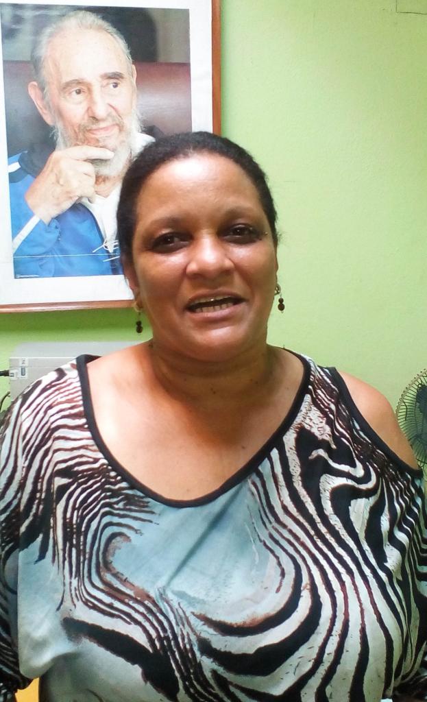Por más de 10 procesos Lissette se ha desempeñado como autoridad electoral en su comunidad. Foto: Betty Beatón Ruiz