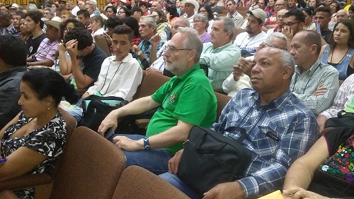 Los participantes en el evento rechazaron el bloqueo de EE.UU. contra Cuba.