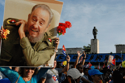 Homenaje a Fidel desde la Plaza del Che