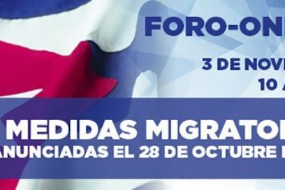 Foro online sobre las Medidas Migratorias anunciadas por el gobierno de Cuba