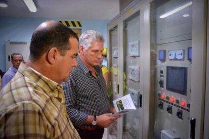 Constata Díaz-Canel avances en hidroeléctrica y Trasvase holguinero