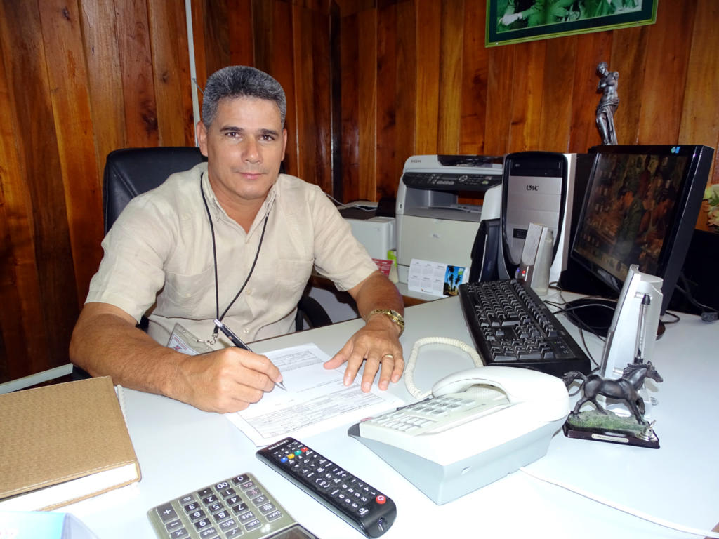 Roque Soriano Echevarría, director general de la empresa. Foto: Annyslei Bieisa Gómez